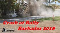 Crash at Rally Barbados 2018