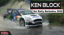 Ken Block at Sol Rally Barbados 2020: Ford Fiesta R5 Jumps, lauch, drift